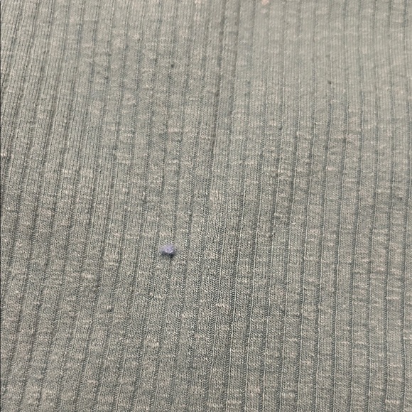 Urban Outfitters Ribbed Square Neck Tee - Dark Green - Picture 4 of 4